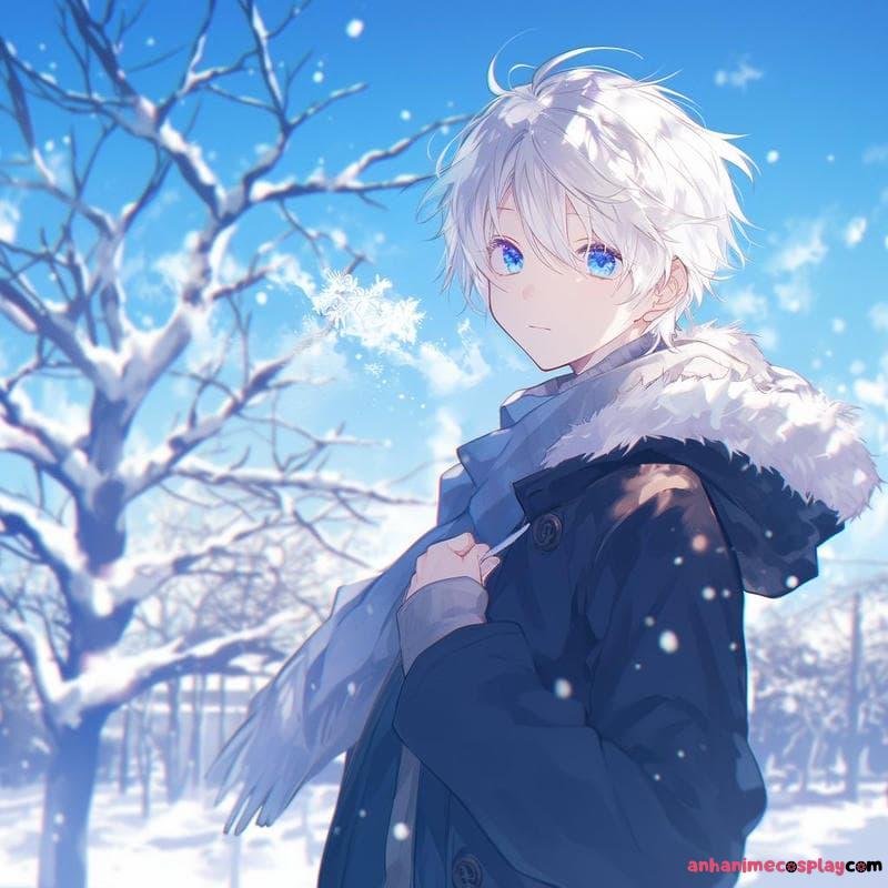 tuyết rơi anime đẹp
